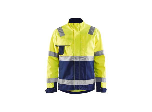 Blåkläder Jakke varsel Gul/Marineblå, str.4XL