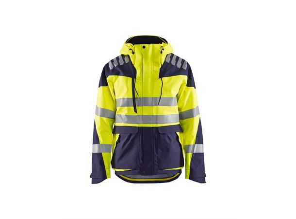 Blåkläder Skalljakke Evolution varsel Gul/Marineblå, str.4XL