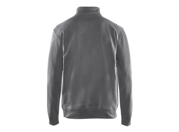 Blåkläder genser med halv glidelås Grå, str.4XL