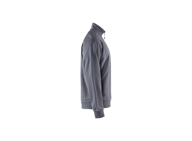 Blåkläder genser med halv glidelås Grå, str.4XL