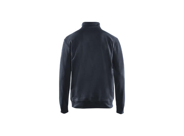 Blåkläder genser med halv glidelås Marineblå, str.4XL