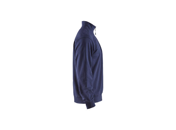Blåkläder genser med halv glidelås Marineblå, str.4XL
