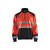 Blåkläder genser med halv glidelås HiVis Rød, str.XL, varsel 