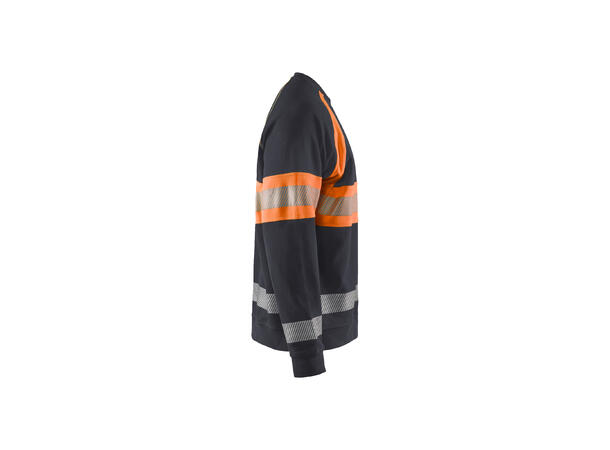 Blåkläder 3359 College Genser Varsel Grå/Oransje XXL