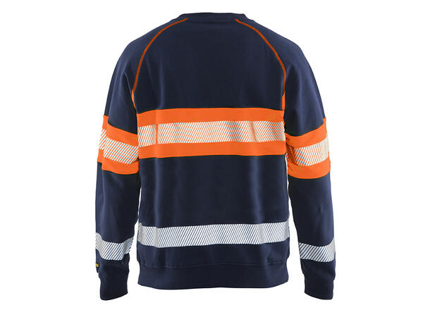 Blåkläder 3359 College Genser Varsel Marineblå/Oransje 4XL