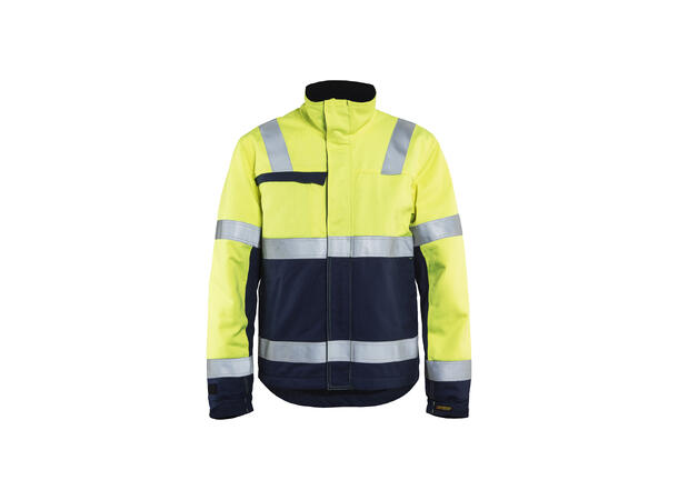 Blåkläder 4069 Vinterjakke Mulitnorm Gul/Marineblå XXL