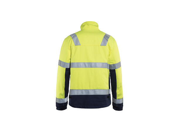 Blåkläder 4069 Vinterjakke Mulitnorm Gul/Marineblå XXL