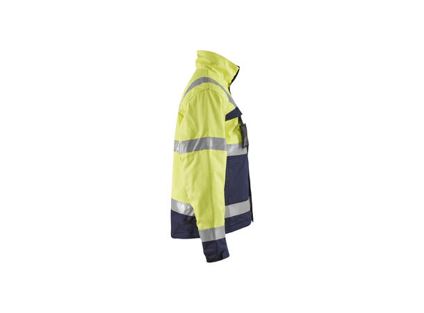 Blåkläder 4069 Vinterjakke Mulitnorm Gul/Marineblå L
