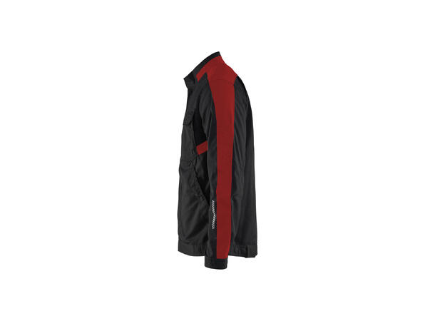 Blåkläder 4444 Industrijakke Stretch Svart/Rød 4XL