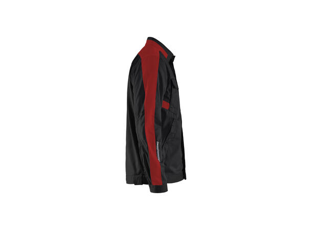 Blåkläder 4444 Industrijakke Stretch Svart/Rød 4XL