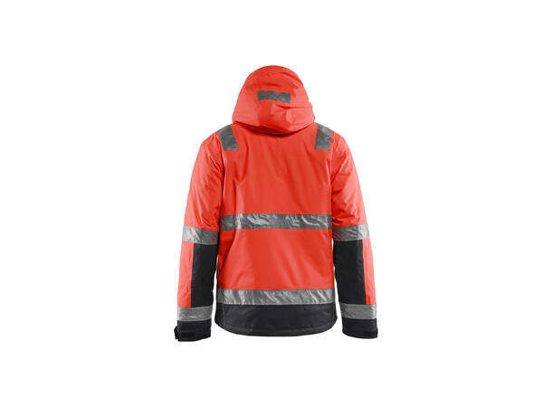 Blåkläder 4870 Vinterjakke Varsel Rød/Svart XXXL