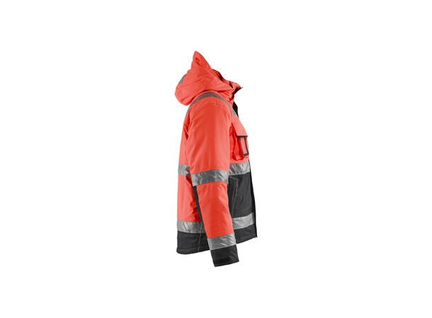 Blåkläder 4870 Vinterjakke Varsel Rød/Svart XXXL