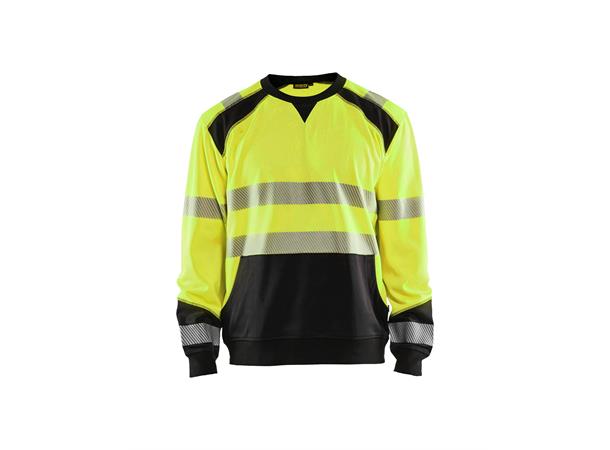 Blåkläder Genser varsel Gul/Svart, str.4XL