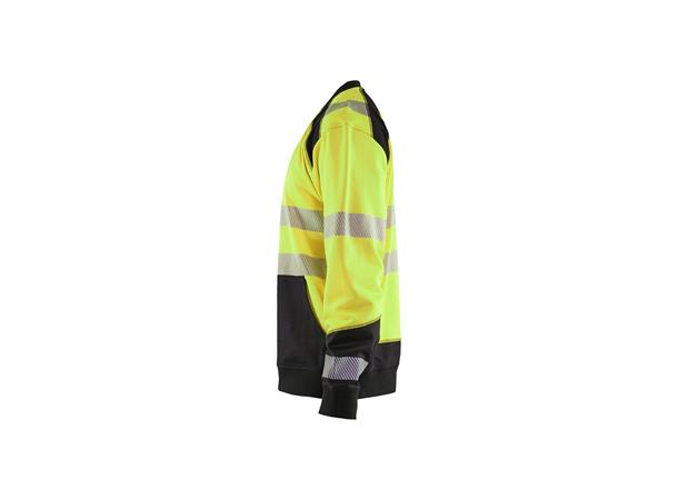 Blåkläder Genser varsel Gul/Svart, str.4XL