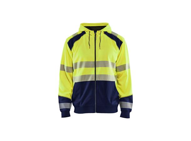 Blåkläder Hettejakke varsel Gul/Marineblå, str.4XL