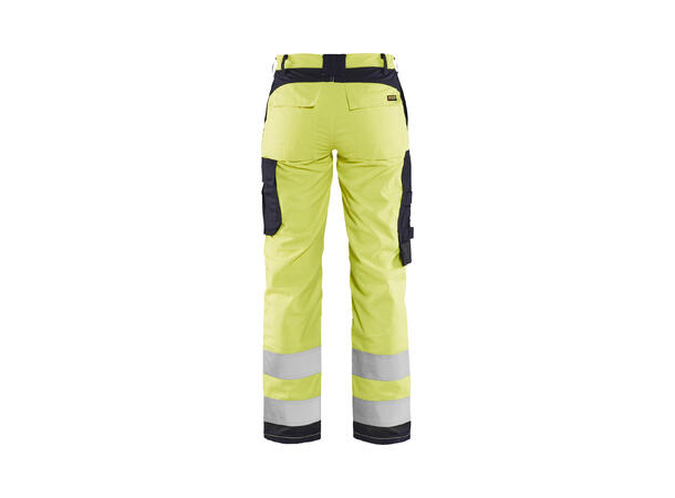 Blåkläder Multinorm bukse Gul/Marineblå, str.C34, dame