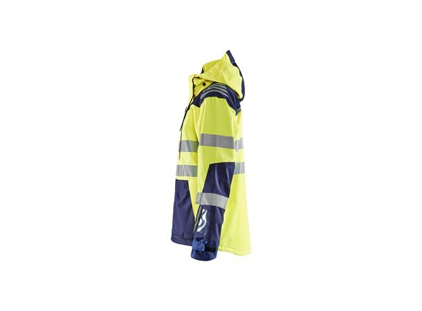 Blåkläder Skalljakke Varsel Gul/Marineblå, str.4XL