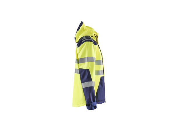 Blåkläder Skalljakke Varsel Gul/Marineblå, str.4XL
