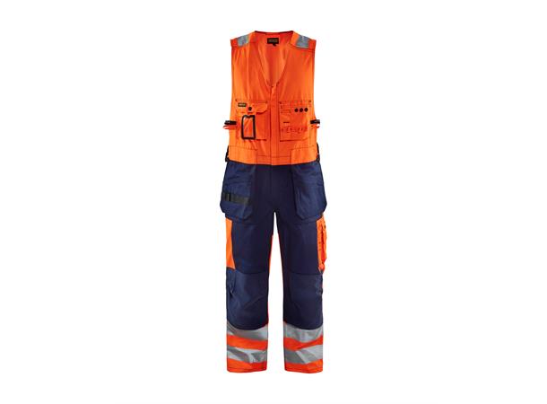 Blåkläder Vestbukse Varsel Oransje, str.C44
