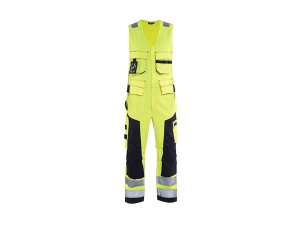 Blåkläder Vestbukse multinorm Gul/Marineblå, str.C46