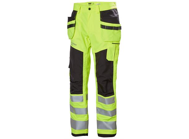 Helly Hansen Alna 2.0 håndverkbukse Kl.2 HiVis Gul, str.C58