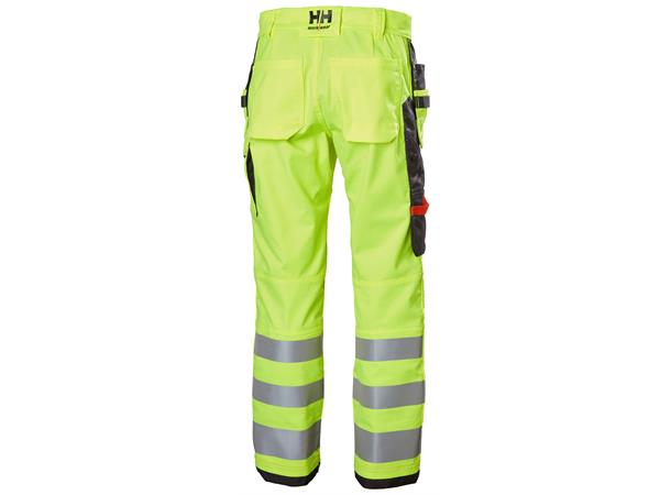 Helly Hansen Alna 2.0 håndverkbukse Kl.2 HiVis Gul, str.C58