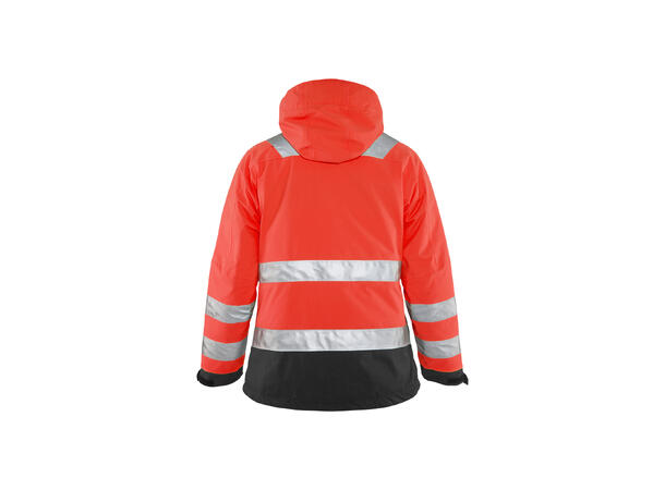 Blåkläder 4872 Vinterjakke Varsel Dame HiVis Rød S