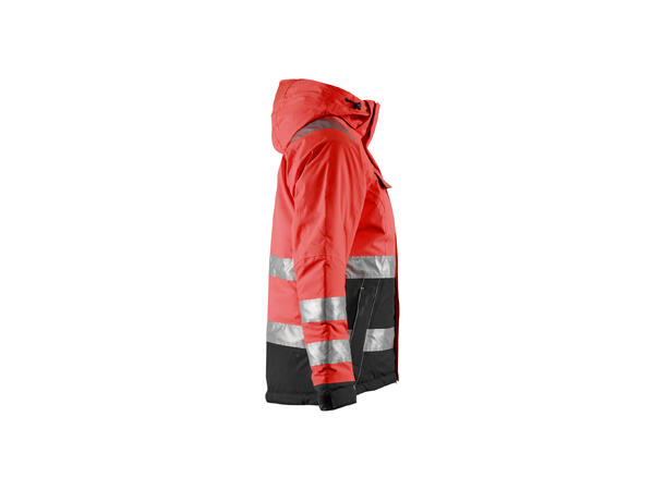 Blåkläder 4872 Vinterjakke Varsel Dame HiVis Rød S
