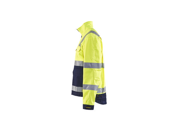 Blåkläder Jakke Varsel Gul/Marineblå, str.4XL