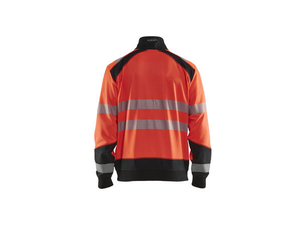 Blåkläder genser med halv glidelås HiVis Rød, str.4XL, varsel