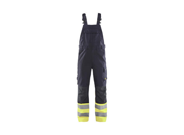 Blåkläder selebukse Kl.1 Marineblå/Gul, str.C50, multinorm