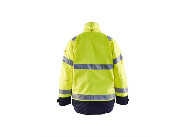 Blåkläder vinterjakke Varsel Gul/Marineblå, str.L