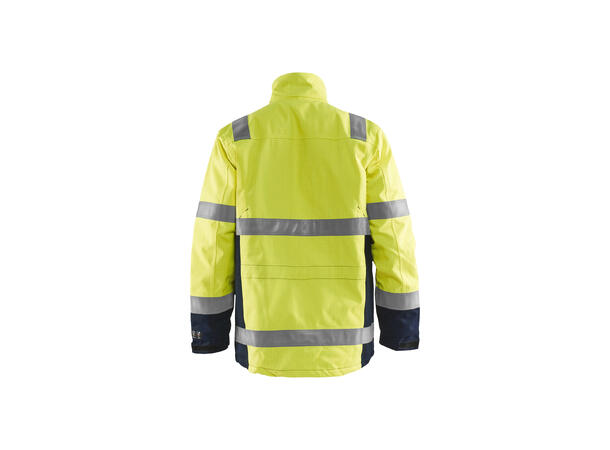 Blåkläder vinterjakke multinorm Gul/Marineblå, str.4XL