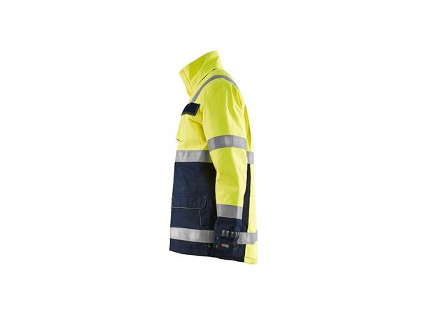 Blåkläder vinterjakke multinorm Gul/Marineblå, str.XS