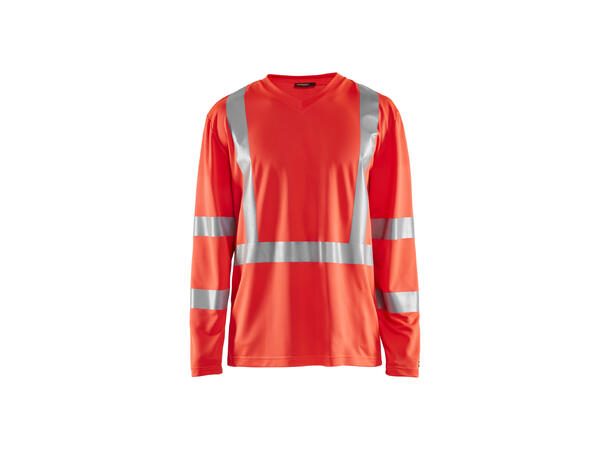 Blåkläder 3383 Langermet Varsel HiVis Rød XS