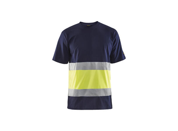 Blåkläder 3387 T-skjorte Varsel Marineblå XXXL