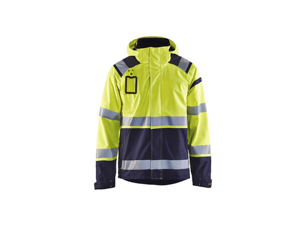 Blåkläder 4987 Skalljakke Varsel Gul/Marineblå XS