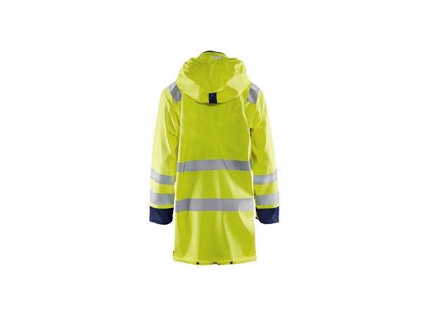 Blåkläder Regnjakke Gul/Marineblå, str.4XL, hev.weight extr.