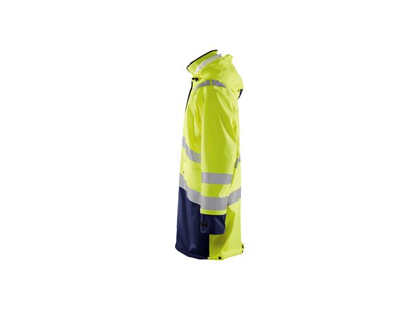 Blåkläder Regnjakke Gul/Marineblå, str.4XL, hev.weight extr.