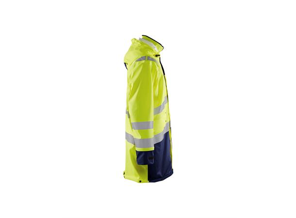 Blåkläder Regnjakke Gul/Marineblå, str.4XL, hev.weight extr.
