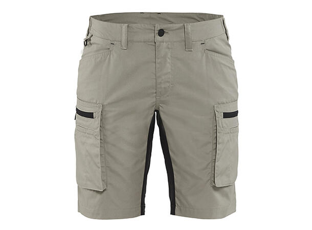Blåkläder Serviceshorts stretch Beige, str.C32, dame