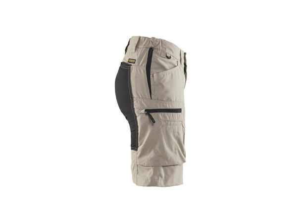 Blåkläder Serviceshorts stretch Beige, str.C32, dame