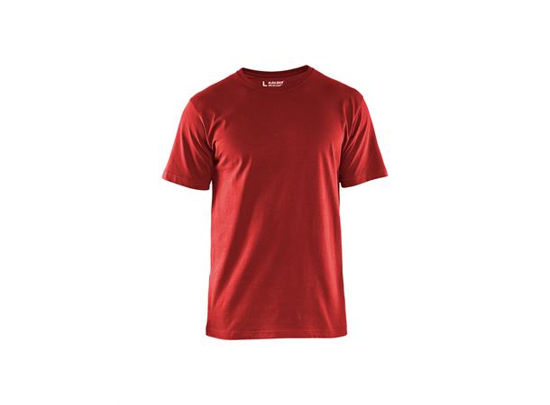 Blåkläder T-Skjorte 5 pk Rød, str.4XL