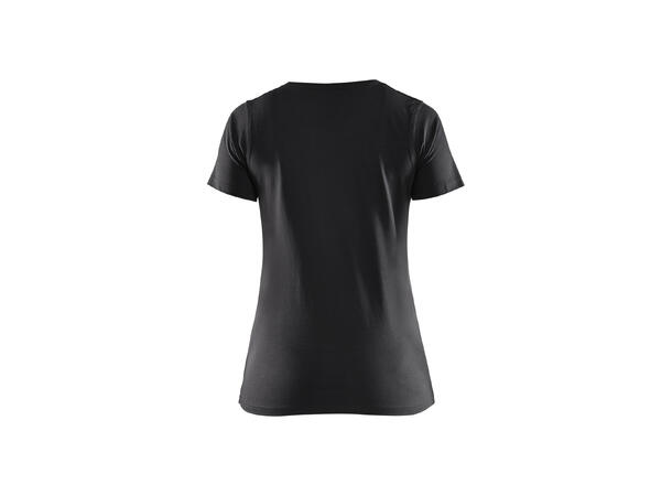 Blåkläder T-skjorte Dame Svart L