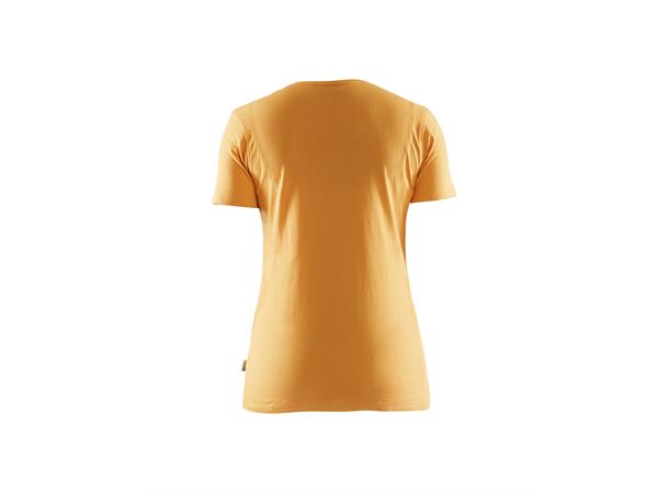 Blåkläder T-skjorte  3D-print Gul, str.XL, dame