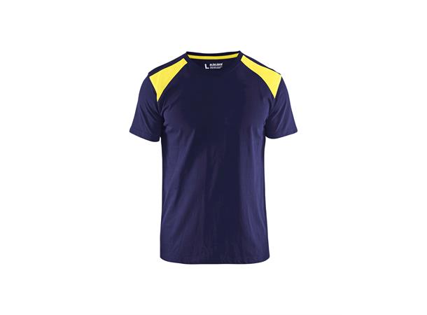 Blåkläder T-skjorte tofarget Marineblå, str.4XL