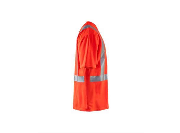 Blåkläder T-skjorte varsel HiVis Rød, str.4XL