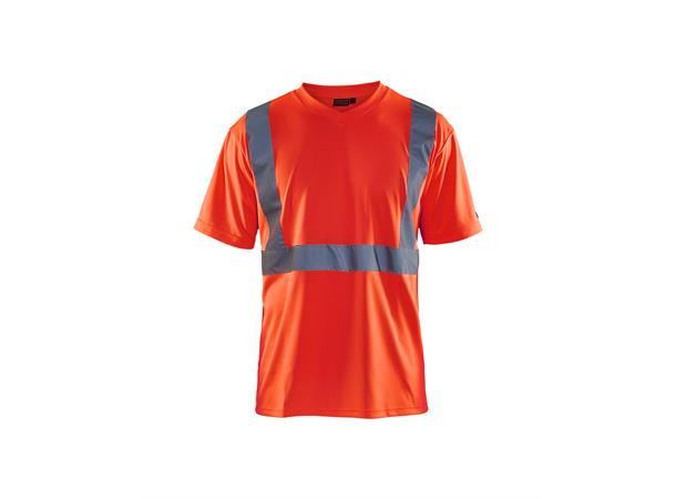 Blåkläder T-skjorte varsel Kl.2 HiVis Rød, str.L