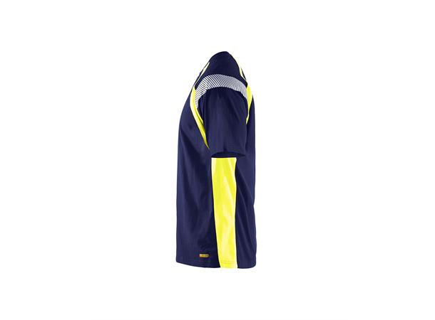 Blåkläder T-skjorte varsel Marineblå, str.4XL
