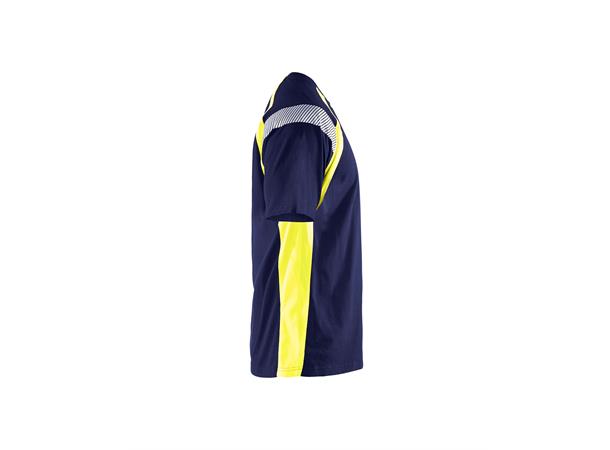 Blåkläder T-skjorte varsel Marineblå, str.4XL